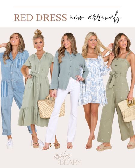 New sage green and blue neutral spring summer outfits from Red dress boutique! 

#LTKSeasonal #LTKstyletip #LTKunder100