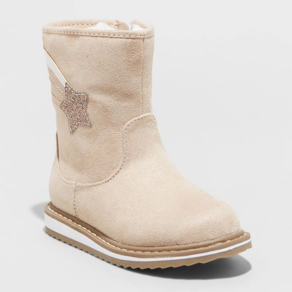Toddler Girls' Isla Zipper Slip-On Winter Boots - Cat & Jack™ | Target