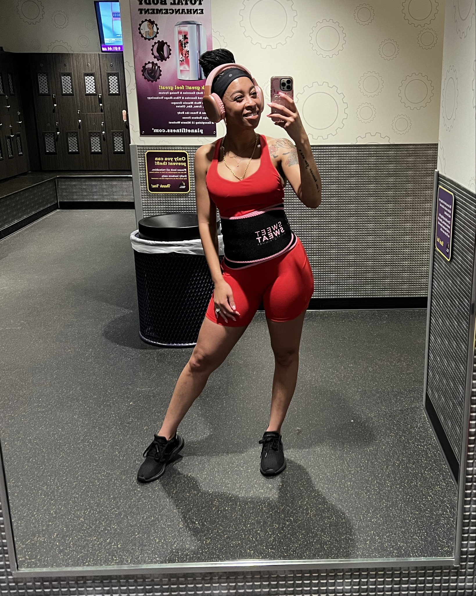 Great way to start the day is at the gym! Moving my body first thing in the morning allows me to start my day with intention and fuel my creative flow. 

I’m wearing a size small in the top and bottom and my sweat band is a size s/m I still can’t believe I went from a size large to a small. 

#LTKfitness #LTKshoecrush #LTKActive