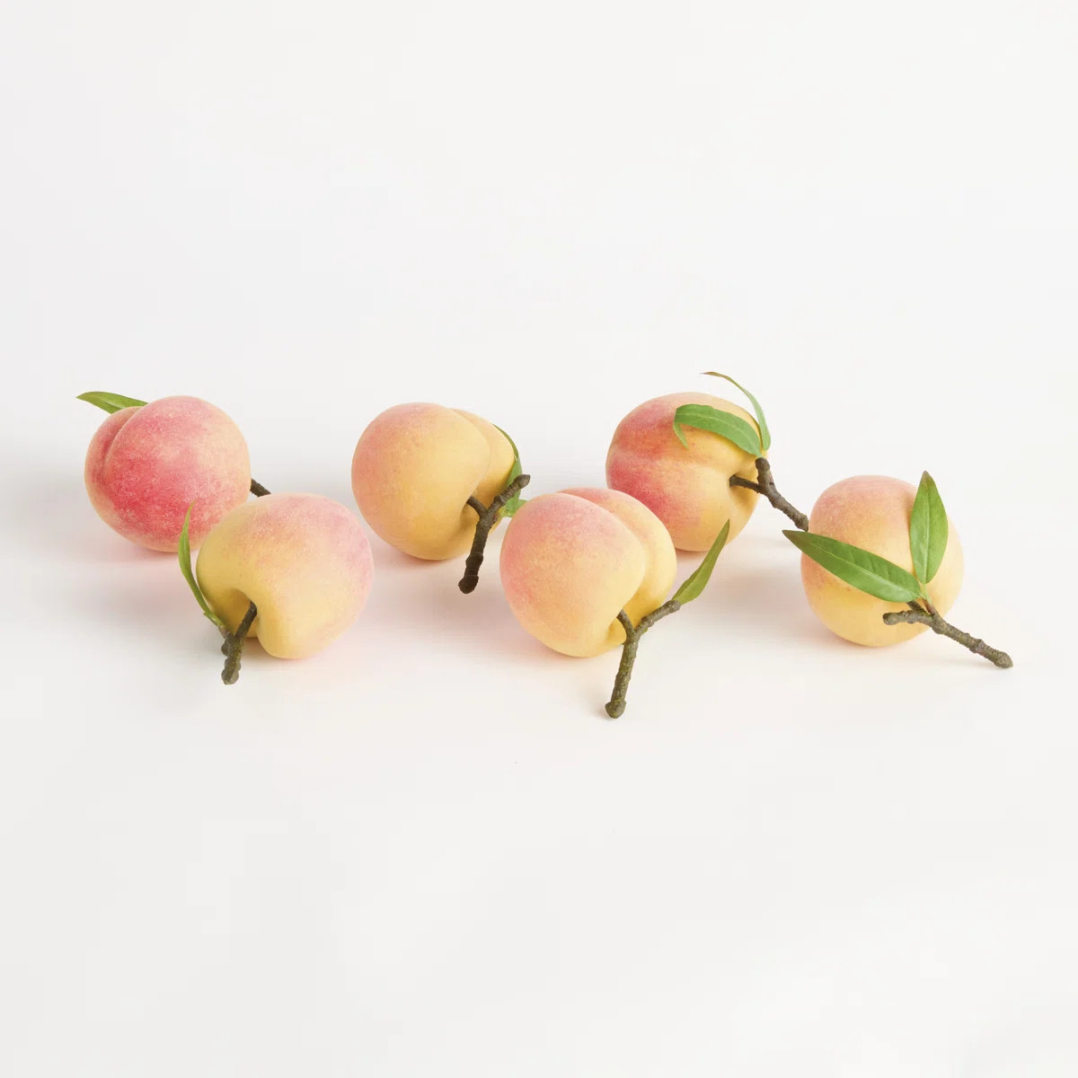 FAUX PEACHES 4", SET OF 6 (Set of 6) | Wayfair North America