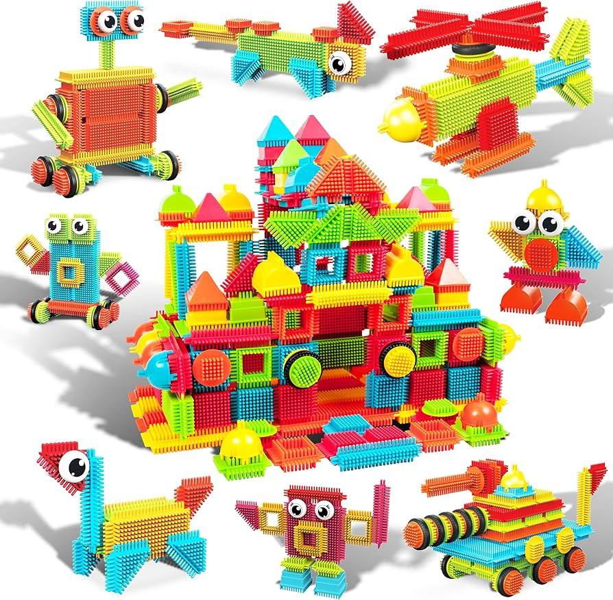 PicassoTiles 240pcs Hedgehog Interlocking Building Shape 3D Blocks, STEAM Educational, Creative, ... | Amazon (US)
