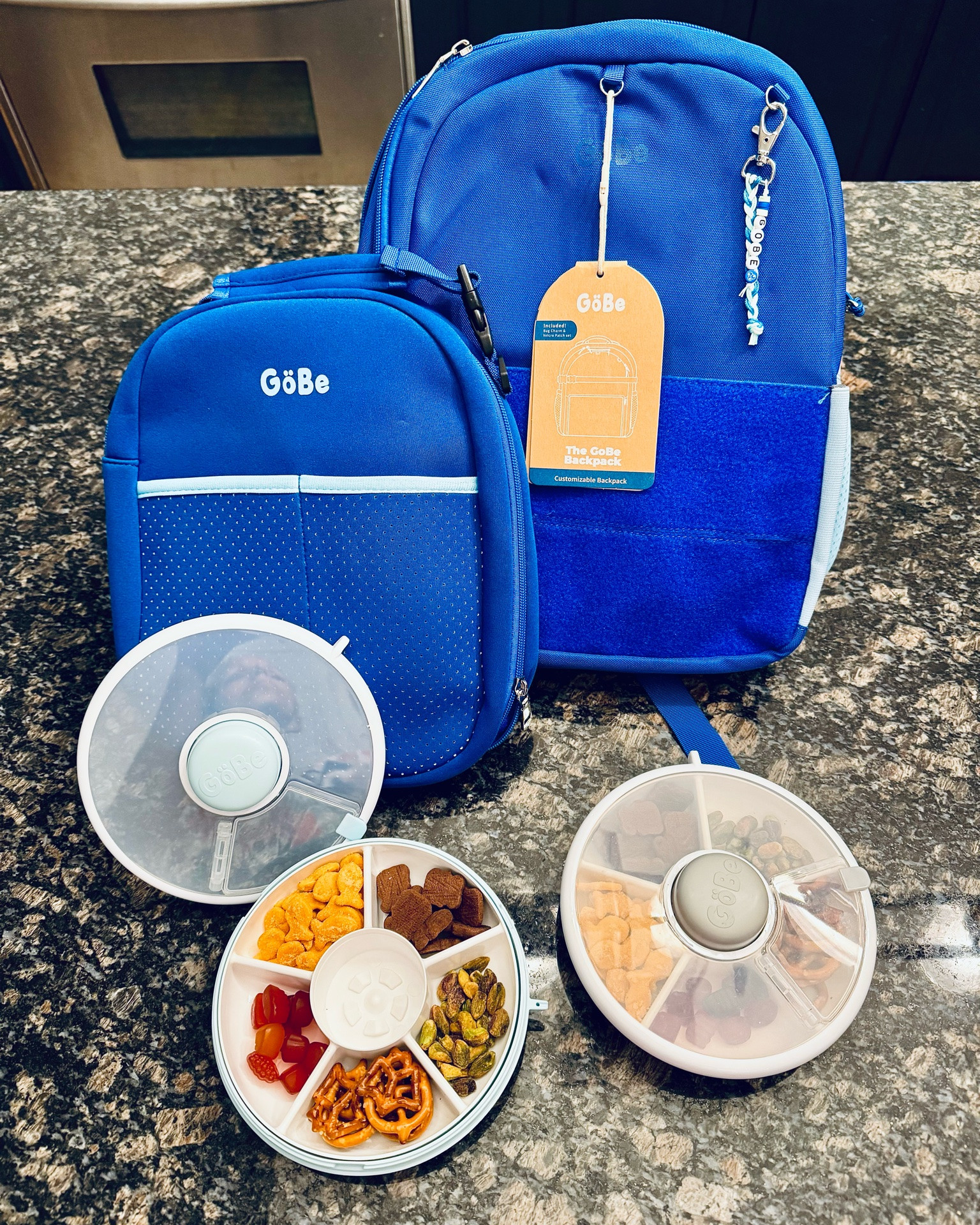 Traveling with kids = snacks. SO many snacks. 😂✈️ And these GoBe goodies have been such a hit for keeping everything organized and easy for the kids to grab themselves!

We love the GoBe Snack Spinners because I can pack 5 different snacks in one container, and the kids just spin, pick & snack! 🙌🏼 Perfect for road trips, flights, beach days, sports, stroller walks… basically anytime we’re out and about.

And can we talk about the backpack + lunch bag combo?! 😍 The lunch bag fits right into the front pocket of the backpack, so snacks are easy to grab without digging through everything. The backpack itself is lightweight, has adjustable padded straps, plenty of room for tablets, blankets + travel essentials, AND the front can be customized with interchangeable patches! 👏🏼

Even better — the backpack is MACHINE WASHABLE. 🙌🏼 Because… kids. 😂

And I have a code for you! 🎉
Save 20% off your order with code TRAVEL20!
Limit one use per customer • Expires 12/31/26

Such a cute little setup for your tiny travelers! 💙✈️

@gobekids

#GoBeKids #TravelWithKids #MomMustHaves #KidsTravel

#LTKmomlife #LTKTravel #LTKKids