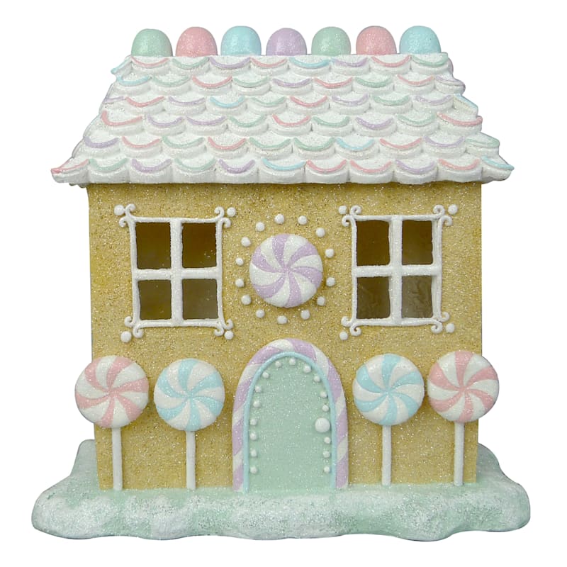 Mrs. Claus' Bakery LED Gingerbread House, 10" | At Home