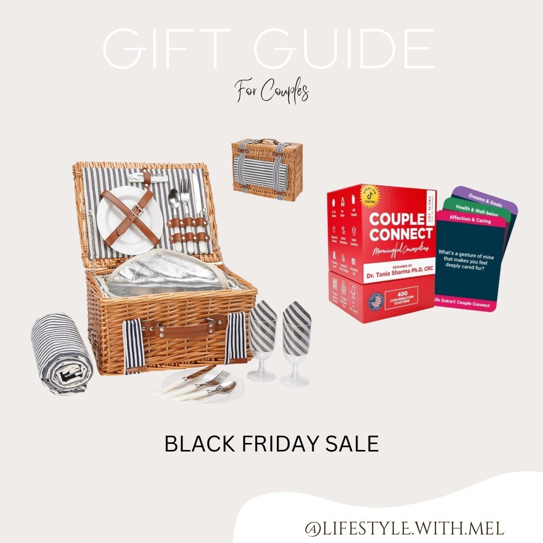 Gift for couples! So adorable and they can go on a date and have a picnic

#LTKCyberWeek #LTKGiftGuide #LTKHoliday