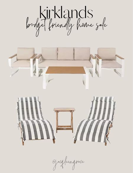 Kirkland budget friendly patio home sale finds. Budget friendly finds. Coastal California. California Casual. French Country Modern, Boho Glam, Parisian Chic, Amazon Decor, Amazon Home, Modern Home Favorites, Anthropologie Glam Chic. 

#LTKsalealert #LTKhome #LTKFind