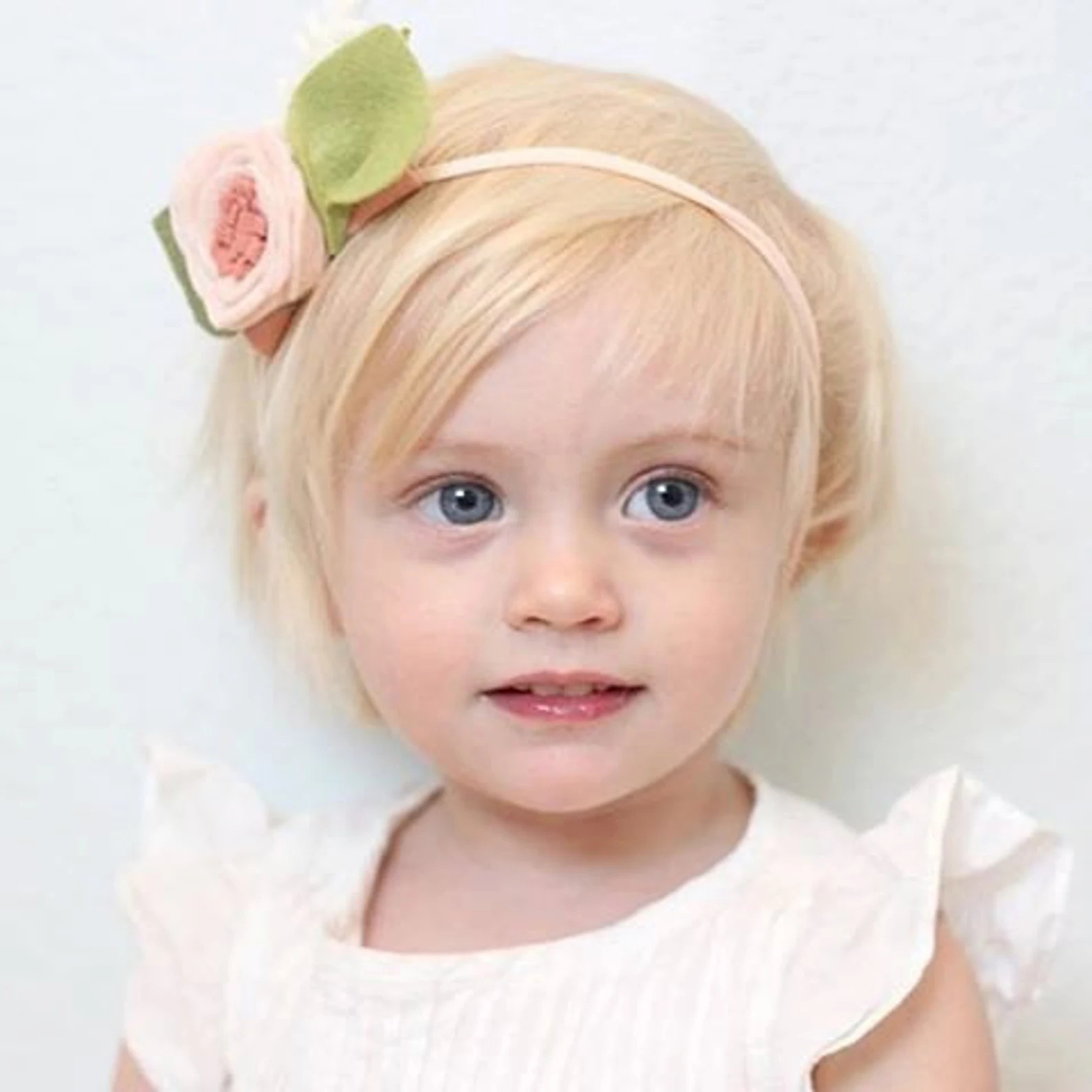 BALLET PINK // single felt flower headband or alligator clip | Etsy (US)