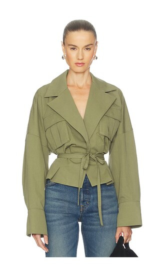 Mari Jacket in Sage | Revolve Clothing (Global)