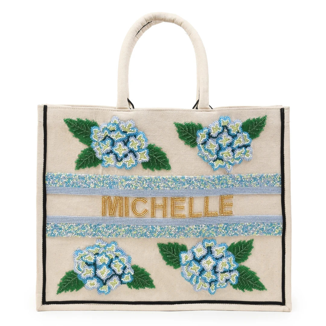 Madeleine Tote – Blue Hydrangea | Etsy (US)