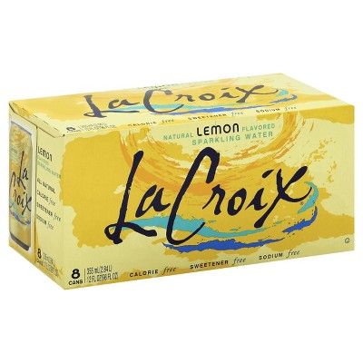 LaCroix Sparkling Water Lemon - 8pk/12 fl oz Cans | Target