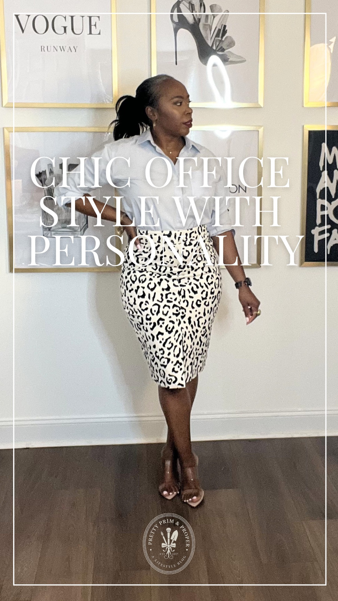 There’s just something about a crisp button down and a statement skirt that feels effortlessly polished. ✨

Today’s look is the perfect example of how one bold piece can completely transform a classic outfit. The light blue shirt keeps things timeless and refined while the leopard print skirt adds personality, movement and just enough edge. Add gold jewelry, a pretty lip and neutral heels? Instantly elevated.

This is your reminder that polished style doesn’t have to be complicated. Start with classic basics and let one piece do the talking. 🤍

#OOTD #PrettyPrimAndProper

#LTKOver40