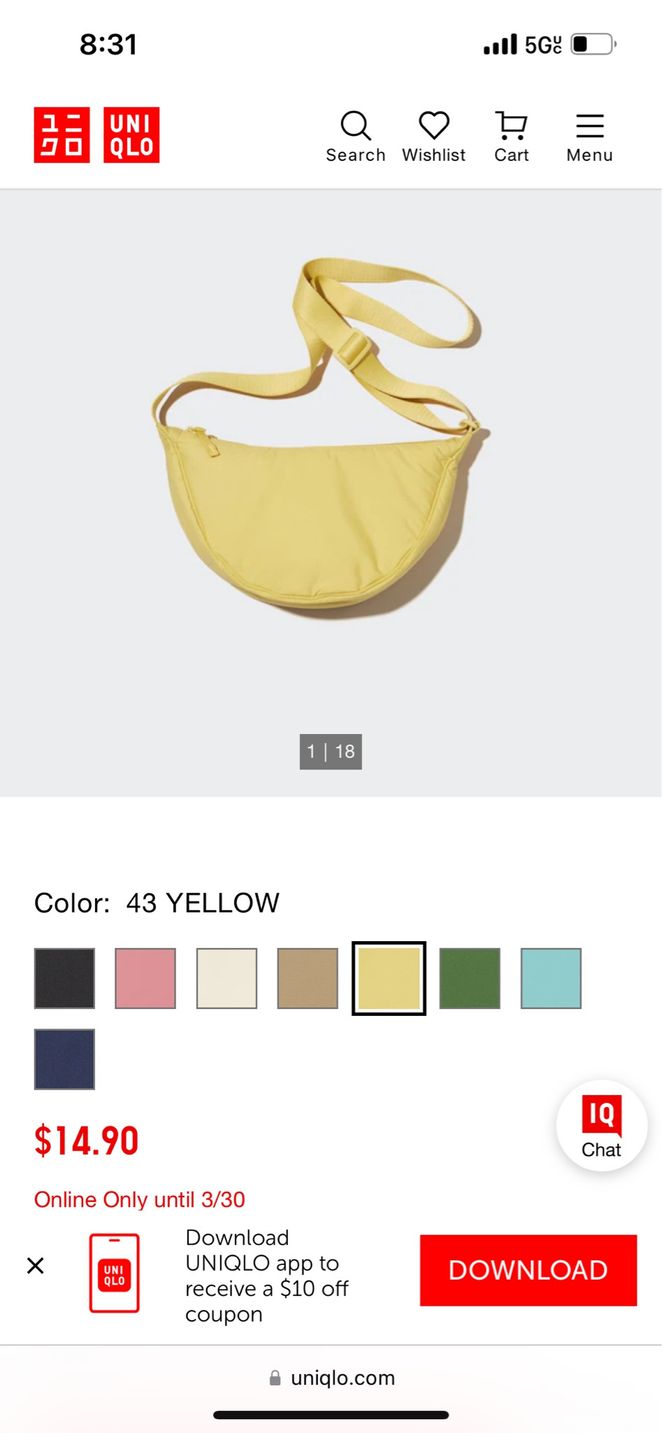 Uniqlo crossbody bag 

#LTKsalealert #LTKitbag #LTKFind