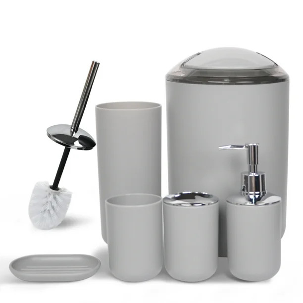 CERBIOR Bathroom Accessories Set Bath Ensemble Includes Soap Dispenser, Toothbrush Holder, Tumble... | Walmart (US)