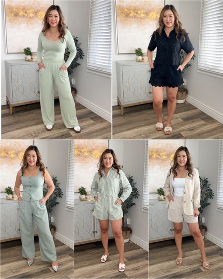 Abercrombie Sets / Romper
20% off w code AFLTK
Cloud Knit Set: Small
Black Eyelet Set: Small
Vest: Small
Pants: 28S
Romper: Small
Linen Blazer: Medium
Linen Shorts: 28
White Jumpsuit: Medium Petite