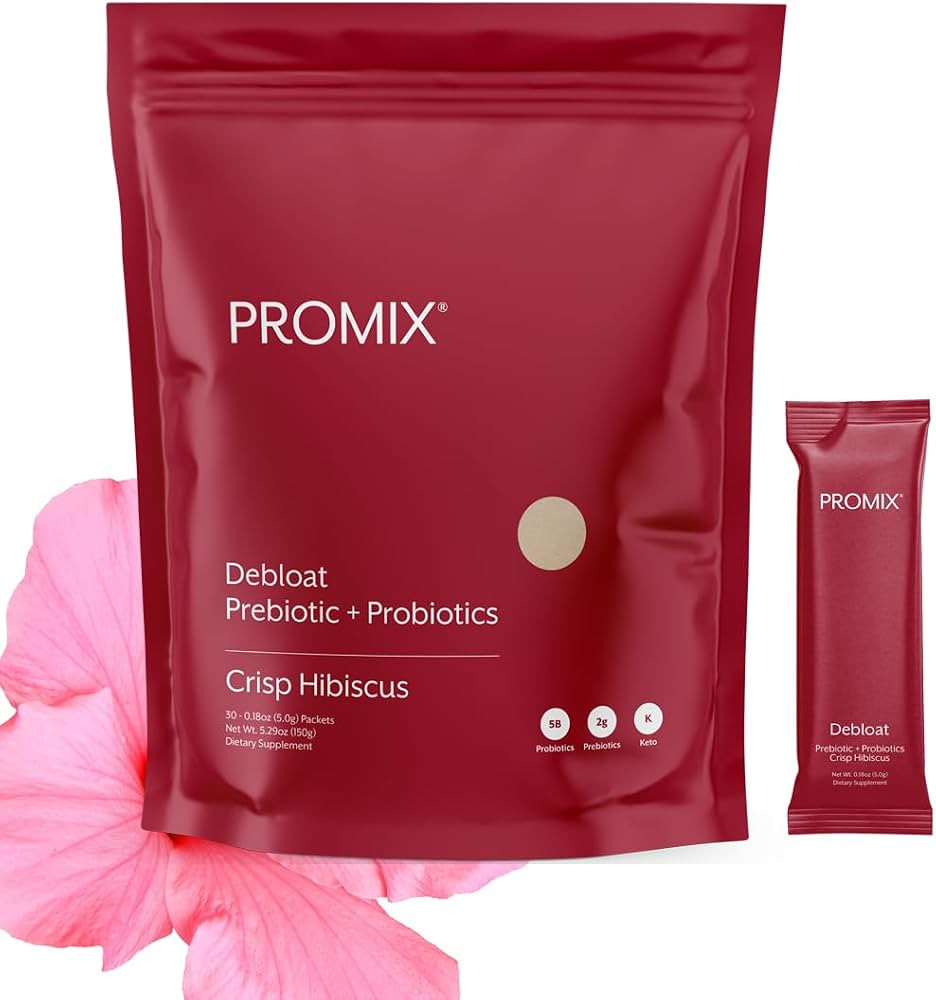 ProMix Nutrition Debloat Prebiotics and Probiotics Immune Support Supplement for Digestion, Corti... | Amazon (US)
