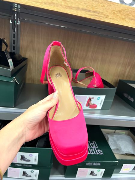On sale platform pink heel for valentines   Day! Soo fun 🤩

#LTKSeasonal #LTKshoecrush #LTKfindsunder50