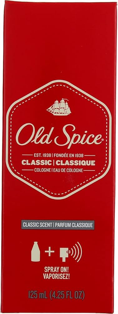 Old Spice Classic Cologne Spray - 4.25 Ounce (Value Pack of 3)               
Size: 4.25 Fl Oz (P... | Amazon (US)