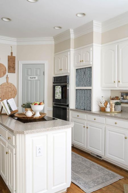 My kitchen features brass, white and wood decor  

#LTKhome