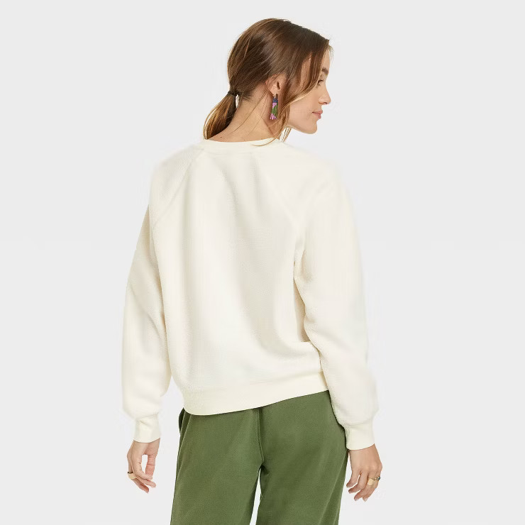 Women's Long Sleeve Lightweight Sherpa Henley Shirt - Universal Thread™ | Target