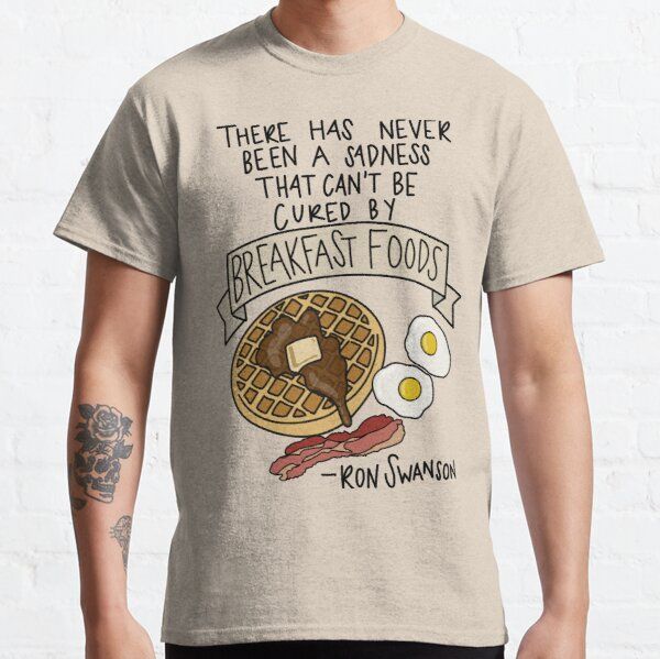 Breakfast Foods Classic T-Shirt | Redbubble (US)