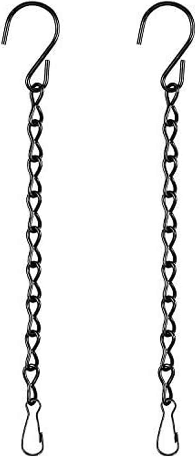 2 Pack Hanging Chain for Bird Feeders, Planters, Lanterns and Ornaments (9.5 Inch, Black) | Amazon (US)