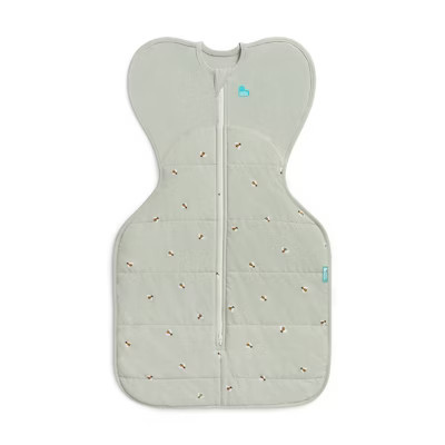 Love to Dream Swaddle Up Warm - Cotton 2.5 TOG Olive Bees - Medium | Target