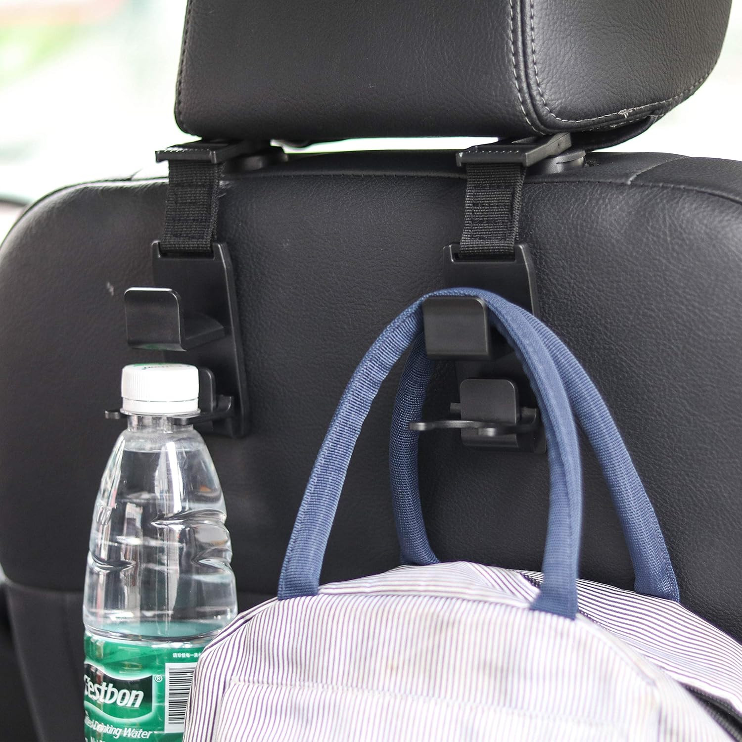 Car Seat Headrest Hooks Vehicle Car Headrest Hooks Hanger 4 Pack Storage Organizer-Strong and Dee... | Amazon (US)