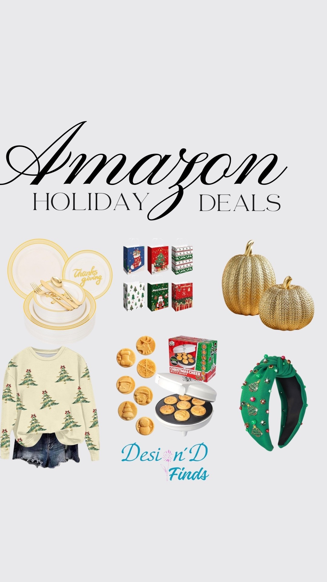 Thanksgiving & Christmas Deals on Amazon! 

#amazon #holidays #sale 

#LTKGiftGuide #LTKHoliday #LTKSaleAlert