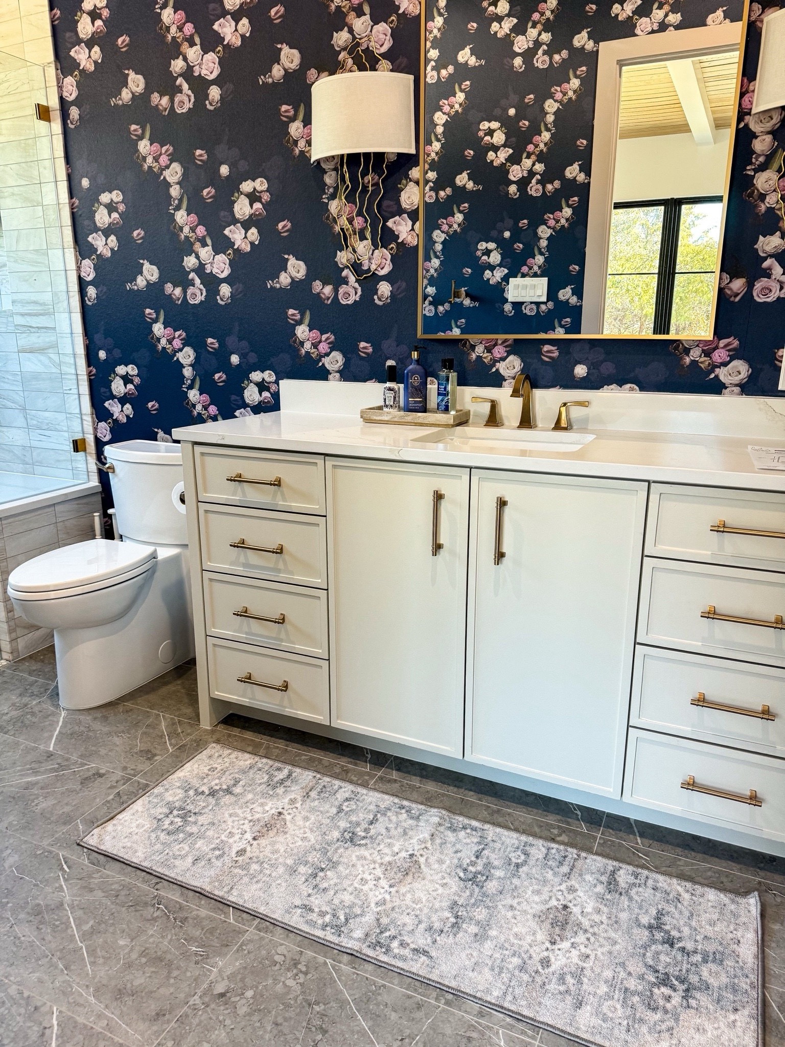 This $10 runner in my bathroom is a steal!

#LTKFindsUnder50 #LTKFindsUnder100 #LTKHome