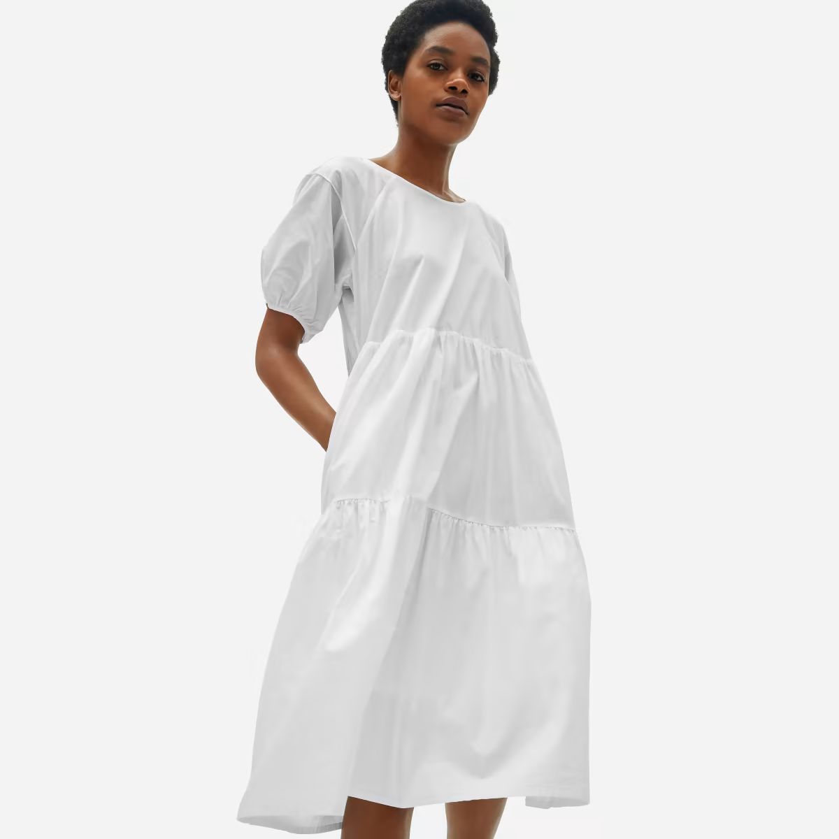 The Tiered Cotton Dress | Everlane