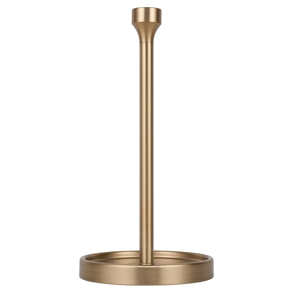 Ivilon Countertop Paper Towel Holder - Modern Bell End Minimalist Design - Color Warm Gold | Amazon (US)