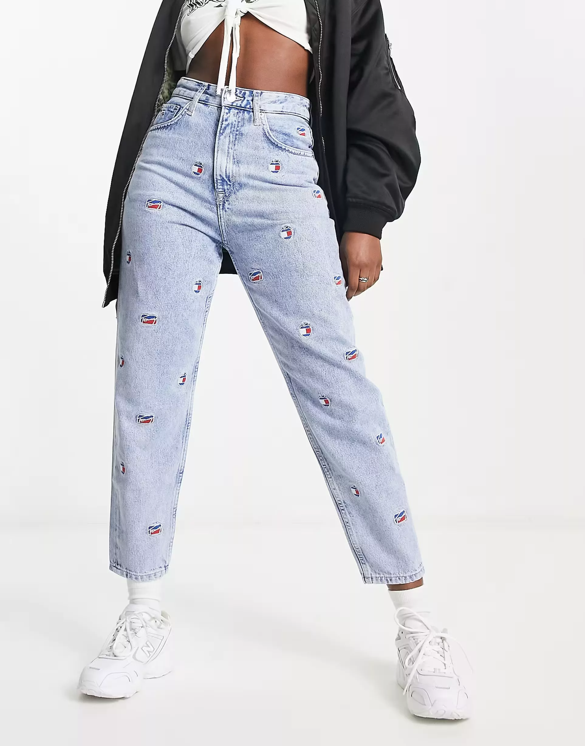 Tommy jeans high rise cheap mom jeans