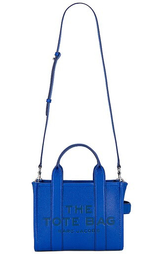 The Leather Small Tote Bag in Cobalt | Revolve Clothing (Global)