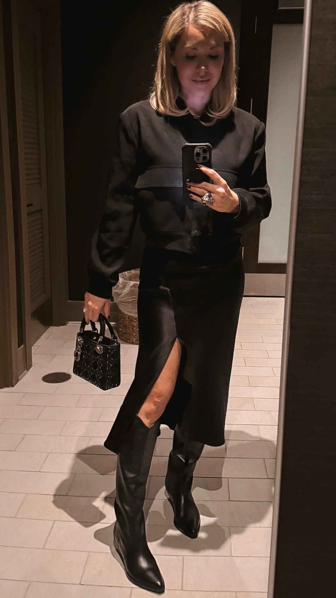 A little high low - skirt is Anine Bing (old) and wearing an Amazon jacket as a top 

#LTKootd #LTKFindsUnder50 #LTKdayinmylife