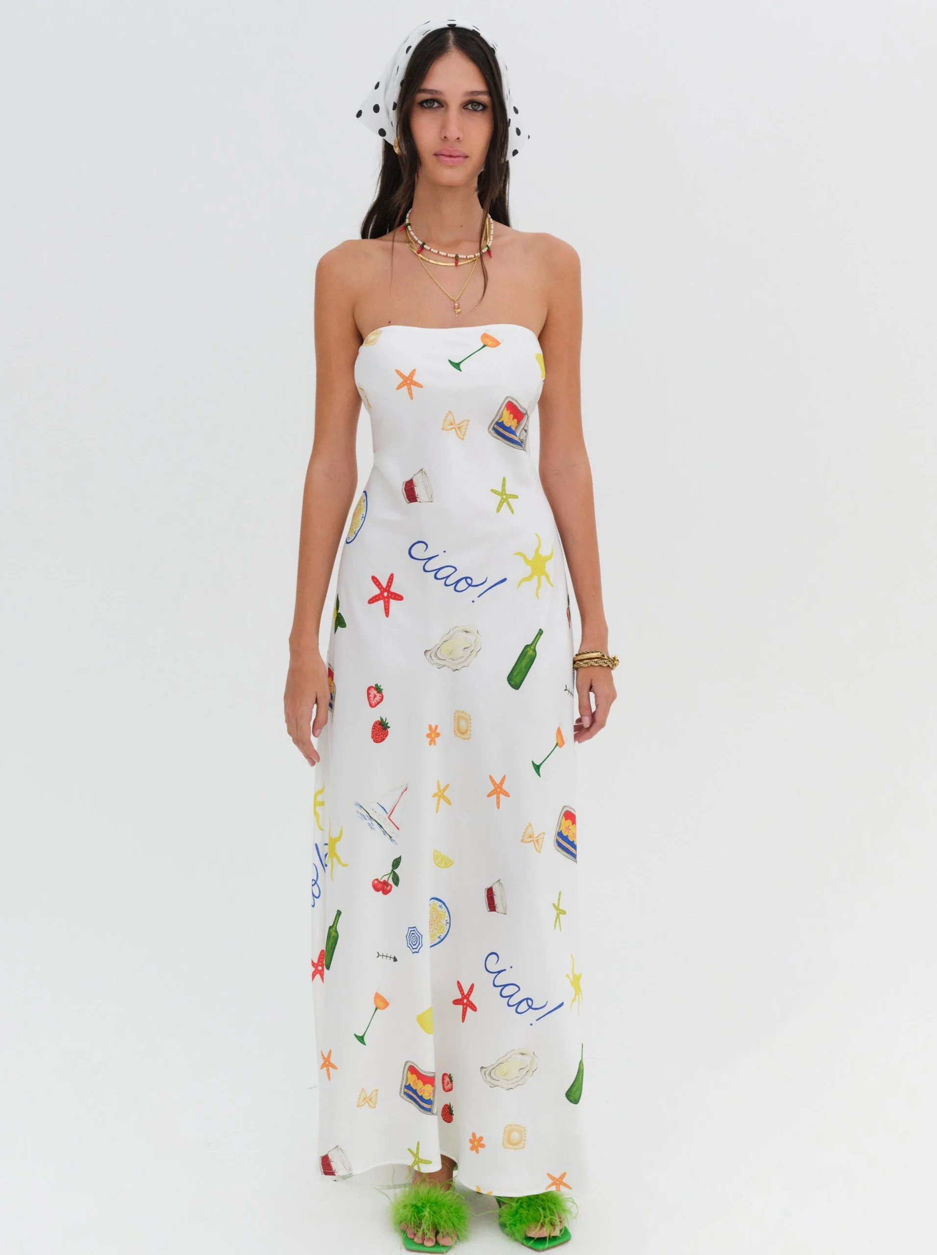 Carla Strapless Maxi Dress | For Love & Lemons