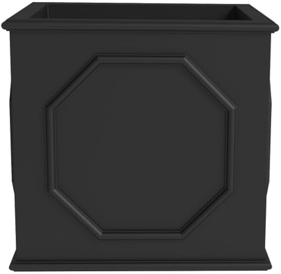 LeisureMod Sprout Fiberstone and MgO Clay Planter, Mid-Century Modern Square Planter for Indoor a... | Amazon (US)