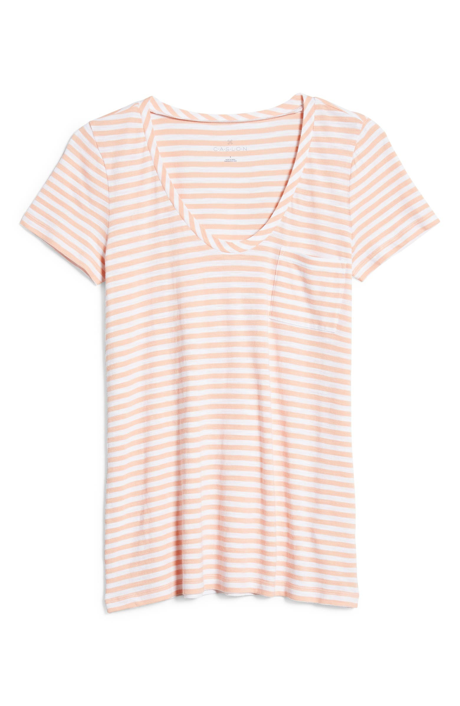 Rounded V-Neck T-Shirt | Nordstrom