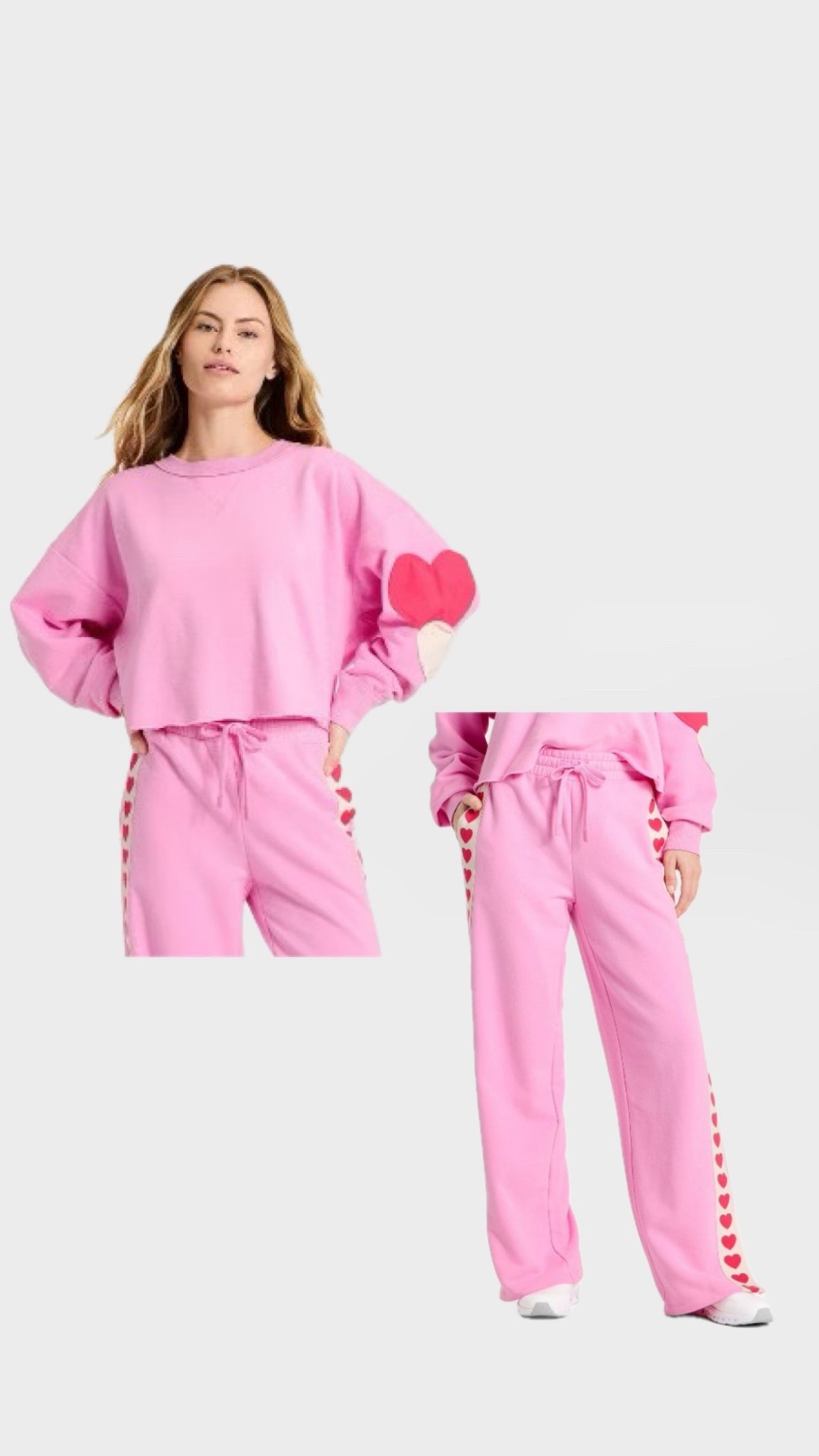 The cutest Valentine’s sweat set for me & my girl ❤️ It’s even better in person — soft, cozy, and such a fun February outfit. I sized up in the top for an oversized fit and love how it looks styled #LTKteens
#LTKStyle

#LTKFamily
#LTKUnder50
#LTKFinds
s

#LTKSeasonal #LTKValentine #LTKmomlife #LTKgrwm