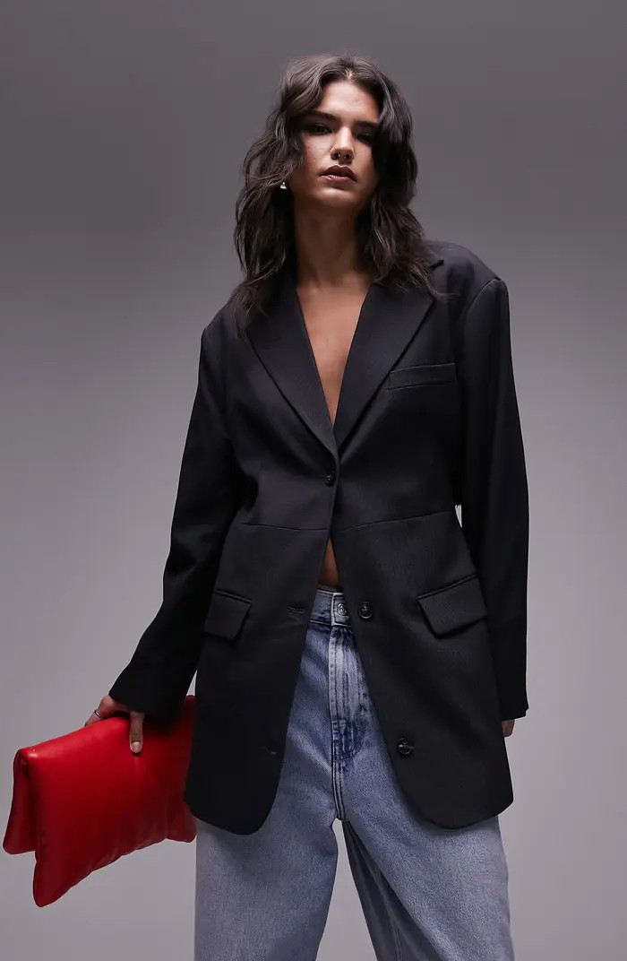 Rip & Repair Oversize Blazer | Nordstrom