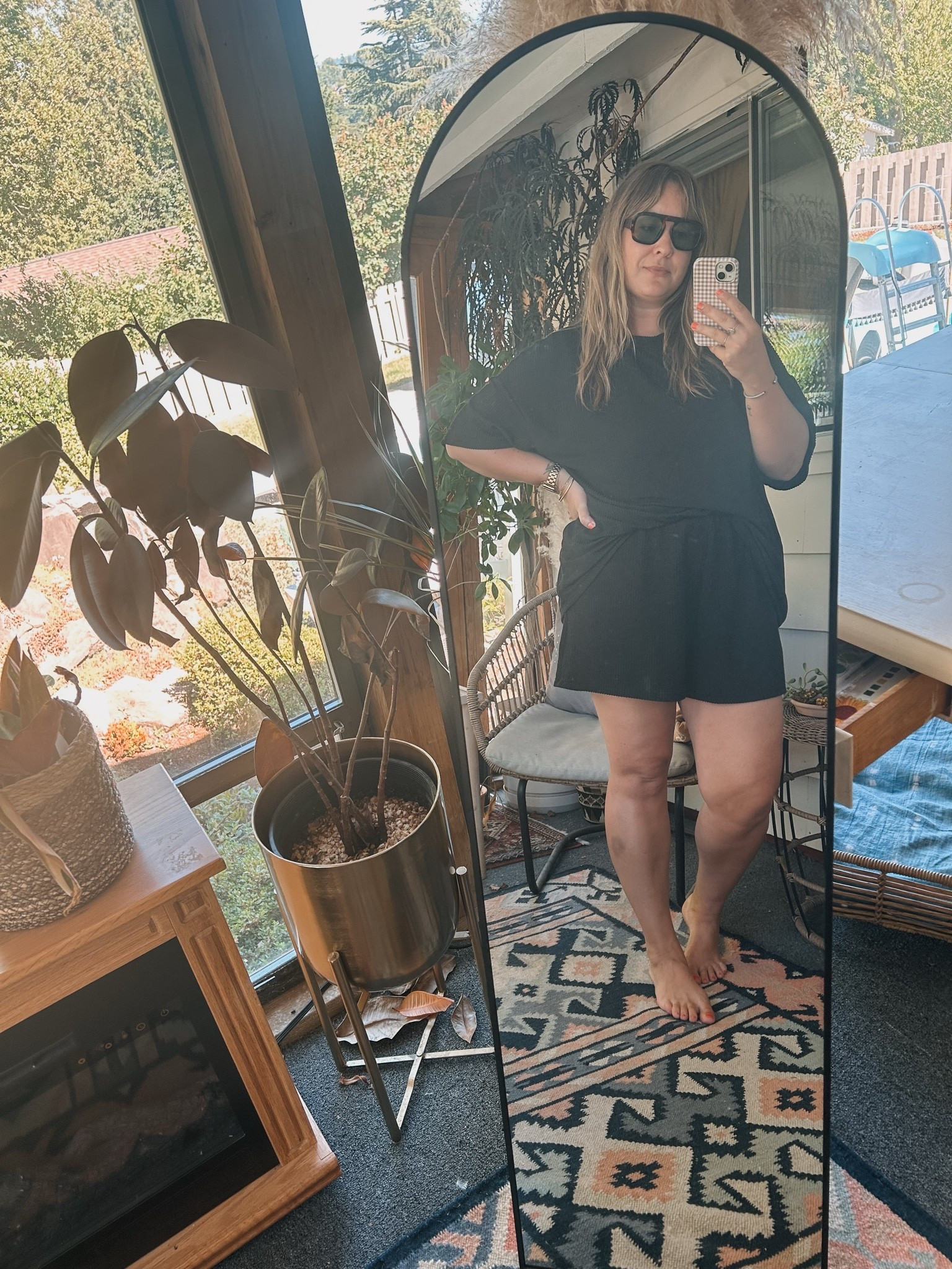 Technically got dressed today but feel like I stayed in pjs all day. Have this set in two colors! Perfect comfy mom mode fit

#LTKootd #LTKmomlife #LTKMidsize