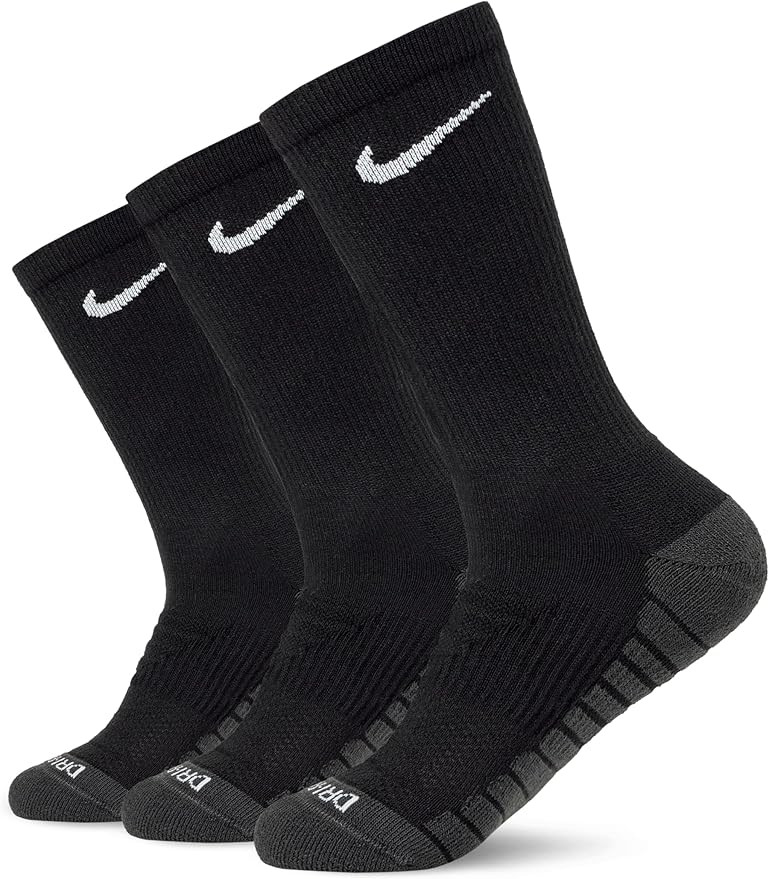 Nike Unisex Adult Everyday Max Cushioned Training Crew Socks (3 Pairs) | Amazon (US)