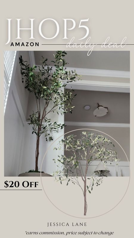 Amazon daily deal, save $20 on this gorgeous 7-ft plus artificial olive tree. Amazon home, Amazon decor, artificial tree, artificial olive tree, modern home accents

#LTKHome #LTKSaleAlert #LTKSeasonal
