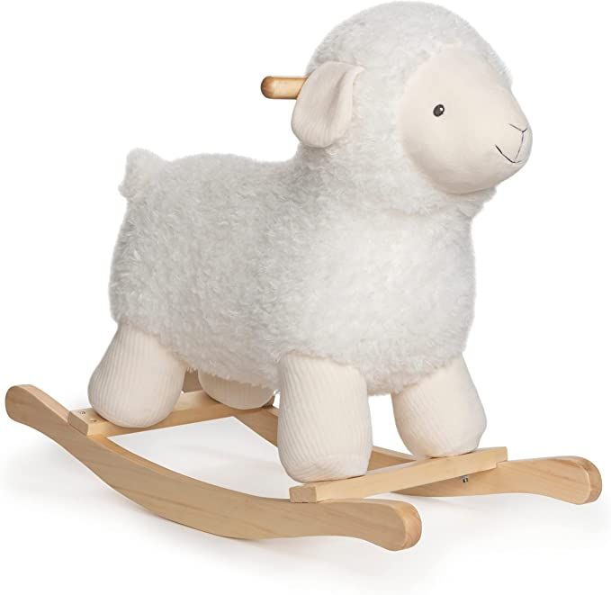 GUND Lamb Rocker with Wooden Base Plush Stuffed Animal Nursery, Cream, 21.5" | Amazon (US)