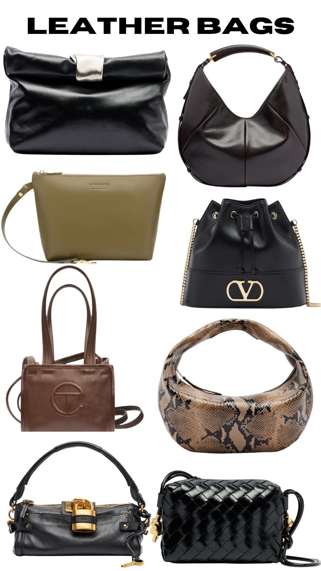 Fall is here, and this is exactly when I start reaching for a good leather bag. I love how an easy outfit can feel instantly more pulled together with the right bag, especially in black, brown, olive, or a little snakeskin.

I rounded up a few leather bags that caught my eye for the season — from everyday crossbodies and shoulder bags to a few statement options that can carry a simple fall look.

I added everything from the collage below if you want to take a closer look.

#LTKootd #LTKU #LTKSeasonal