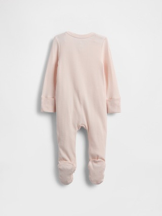 Baby First Favorites TinyRib Footed One-Piece | Gap (CA)