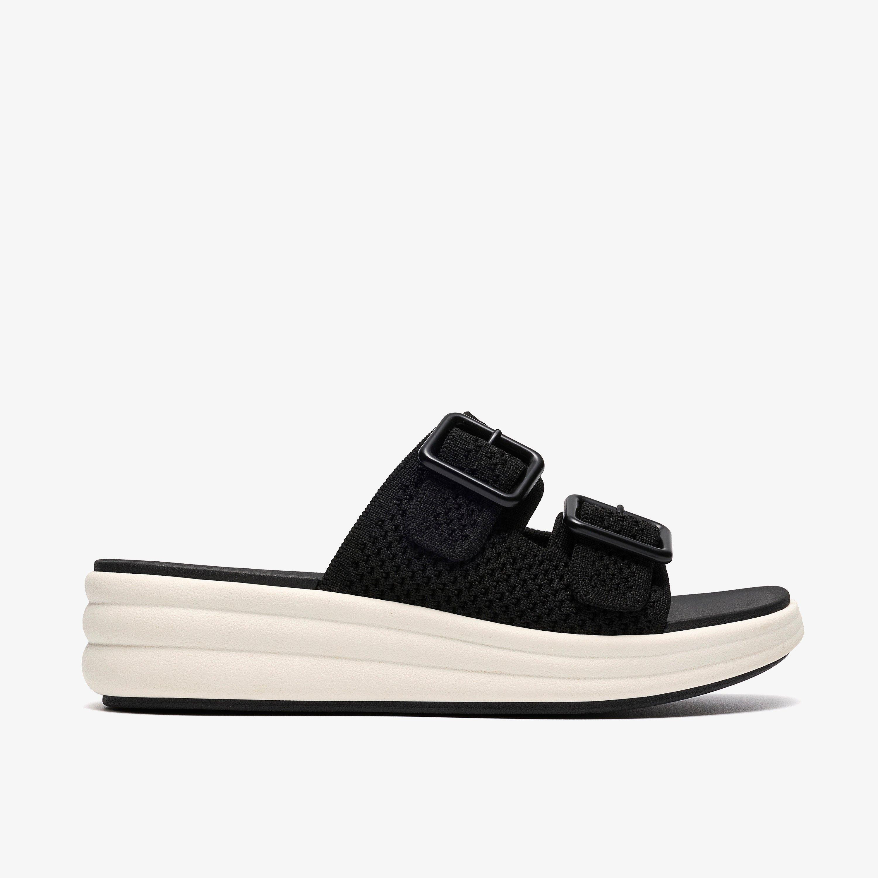 Womens Drift Faye Black Wedges | Clarks | Clarks (US)