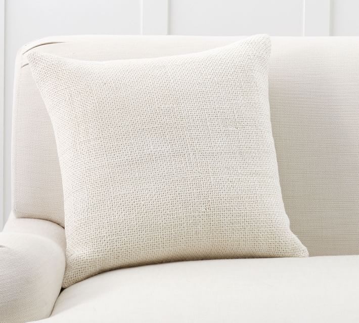 Faye Linen Textured Pillow Covers | Pottery Barn (US)