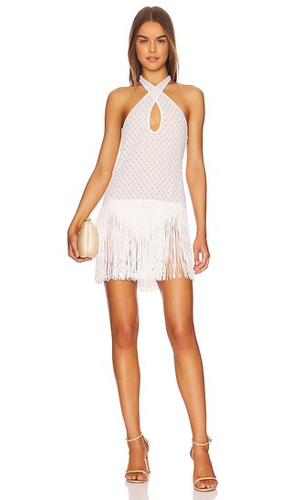 Trinidad Mini Dress in White | Revolve Clothing (Global)