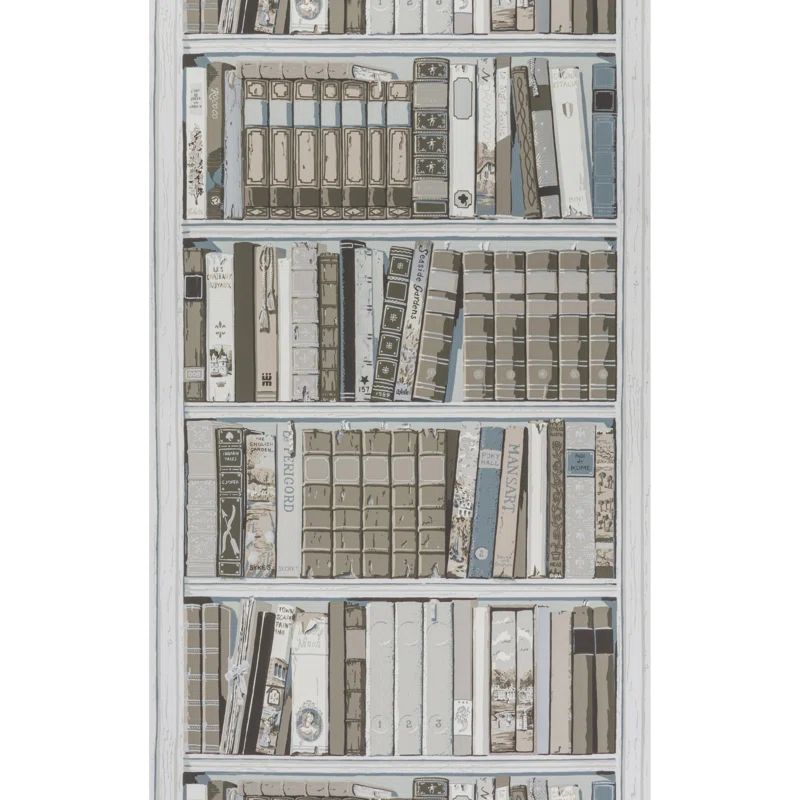 Bibliotheque Wallpaper Roll | Wayfair North America