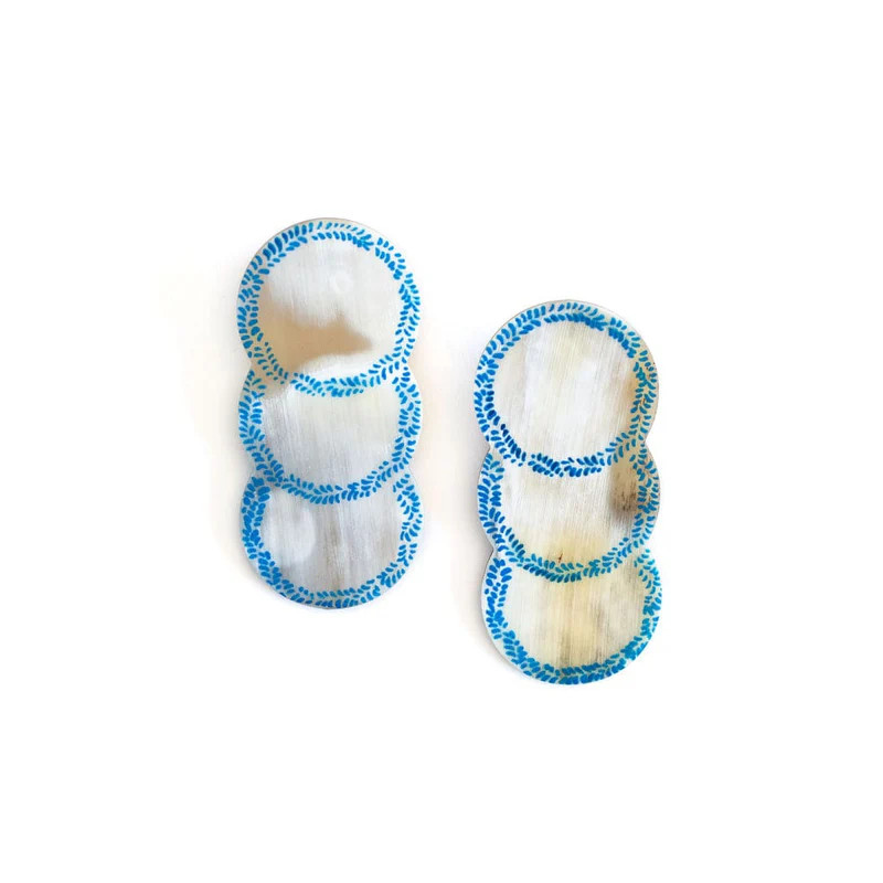 Triple Prato Earrings | Sunshine Tienda