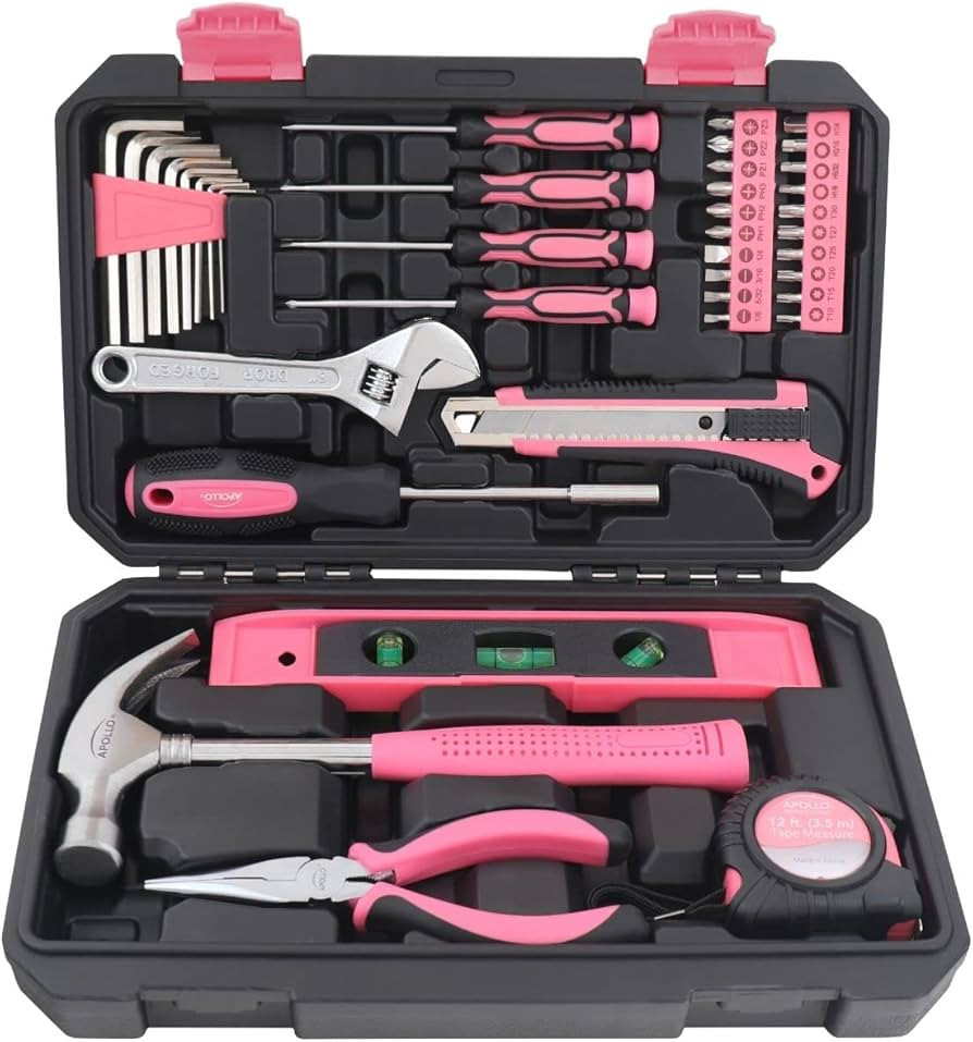 Apollo Tools 39 Piece General Household Tool Set in Toolbox Storage Case with Essential Hand Tool... | Amazon (US)